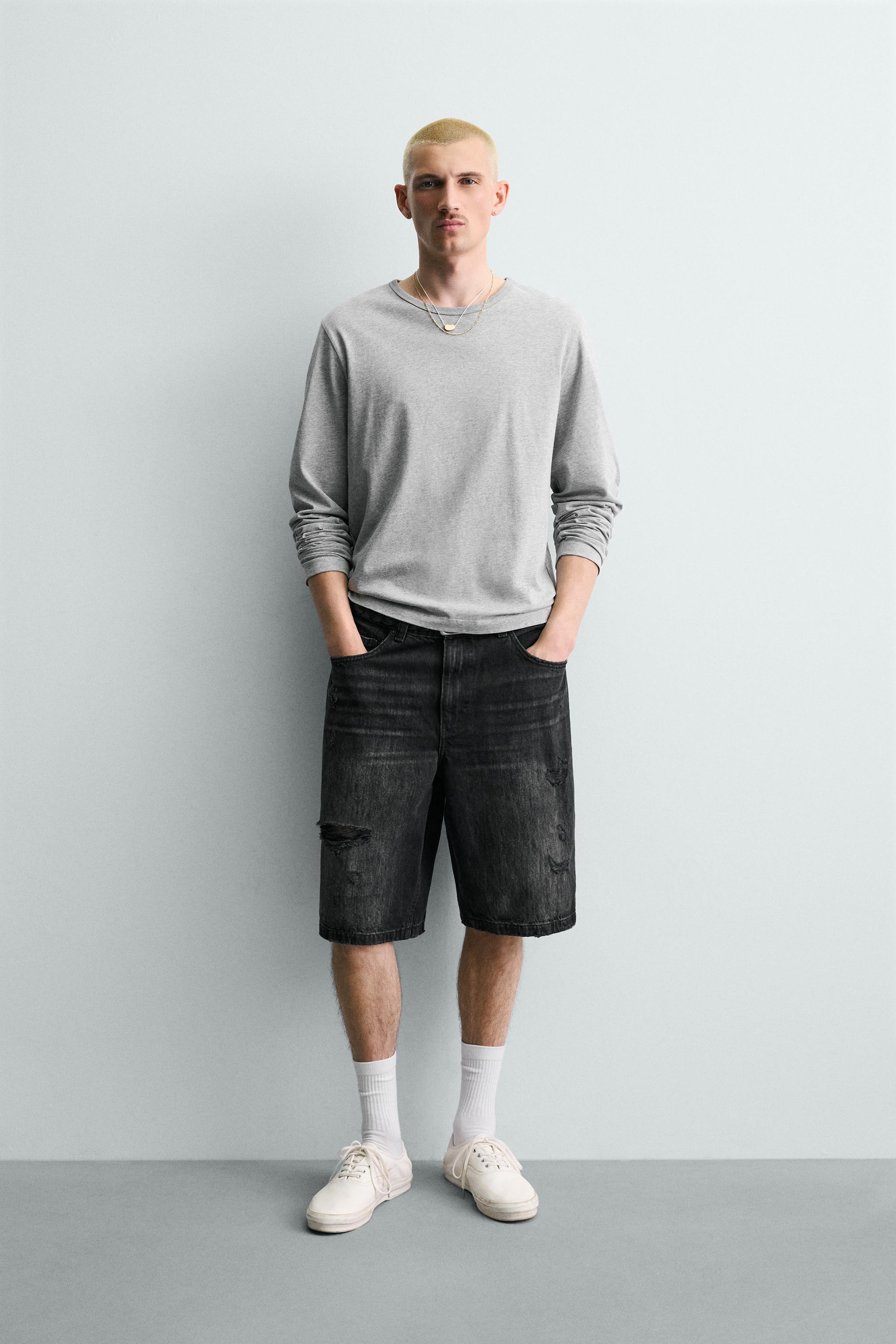 BAGGY FIT DENIM SHORTS